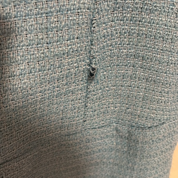 Le Lis Blue Tweed Mini Dress - Picture 5 of 6